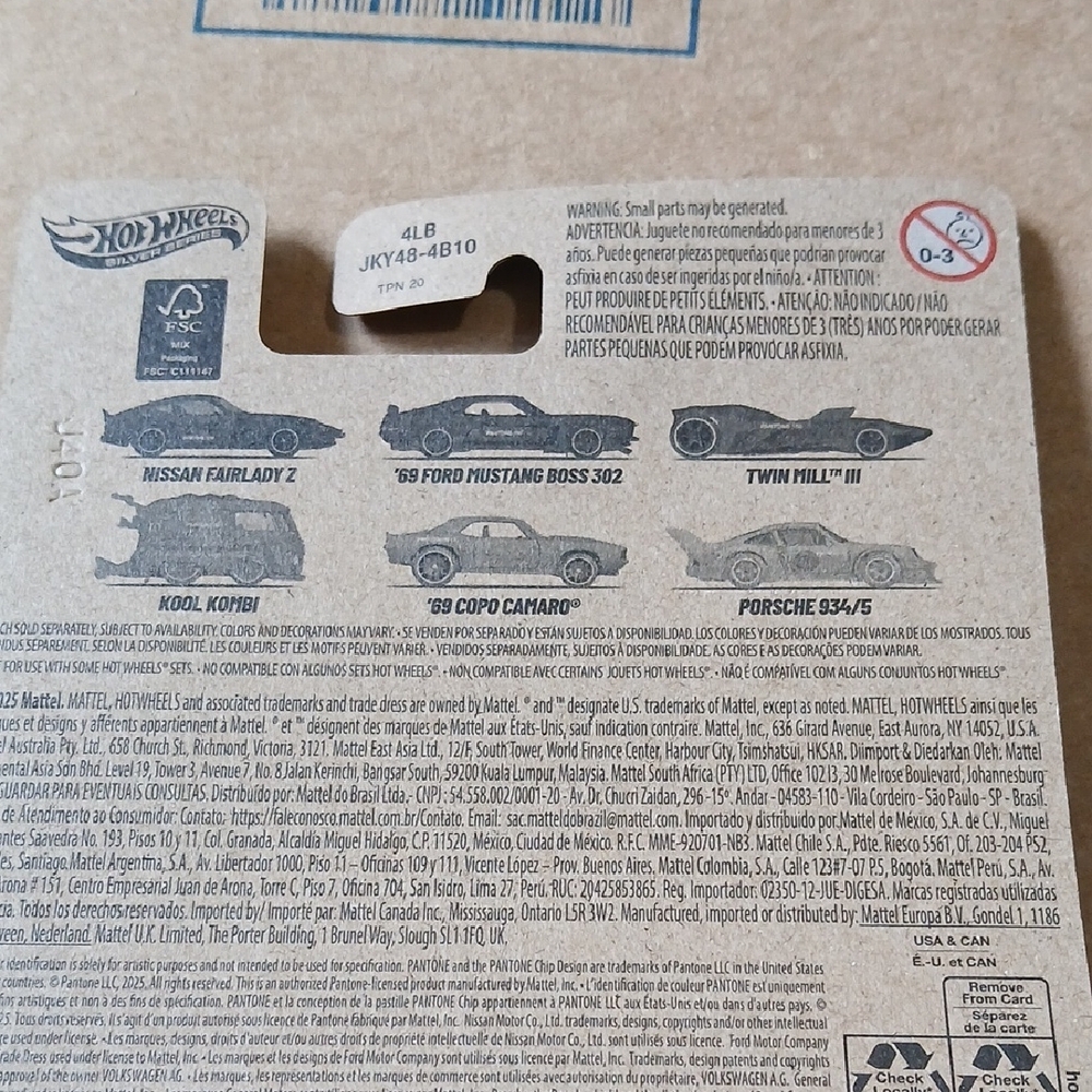 '69 Ford Mustang Boss 302 - Pantone 195 Red Hot Wheels Silver Series - Picture 2 of 8